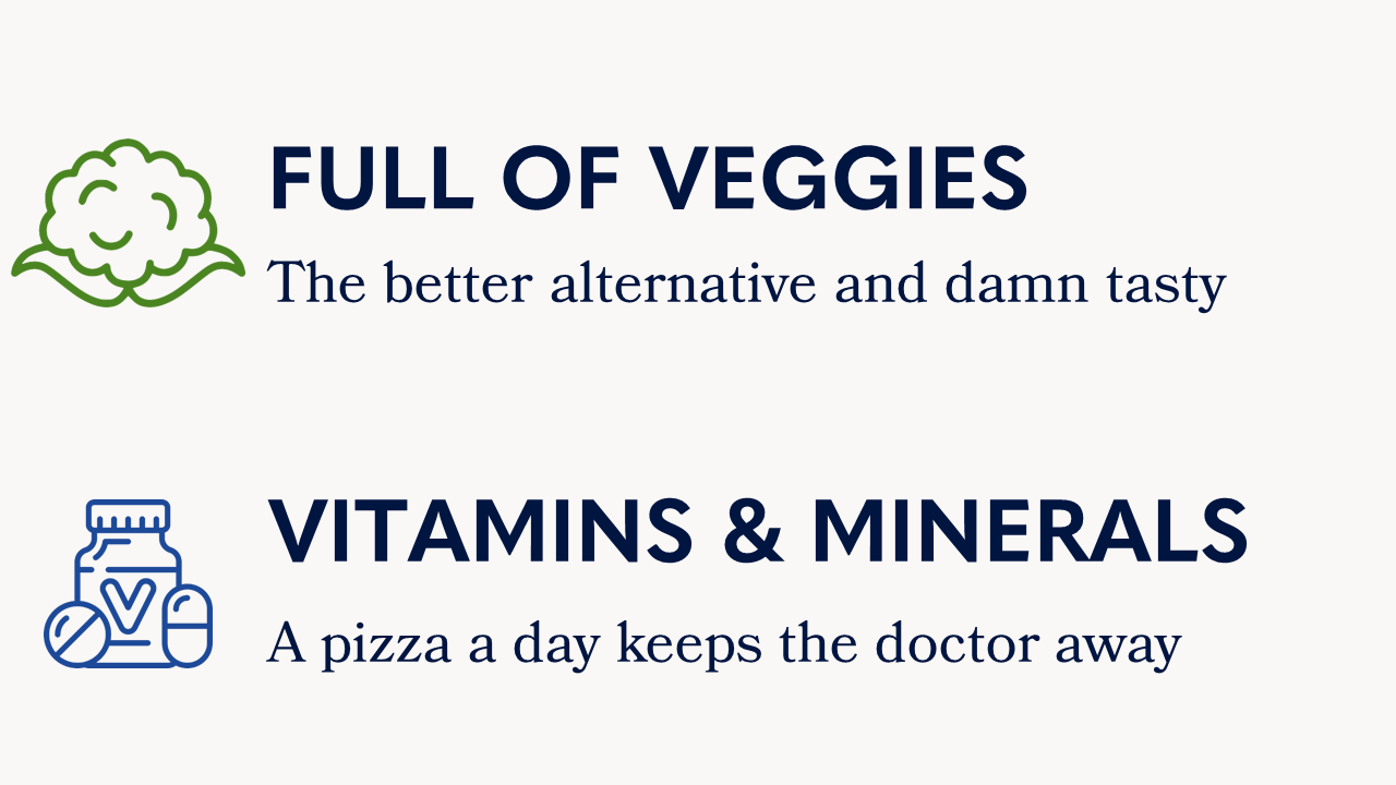 Cauliflower pizza base Magioni